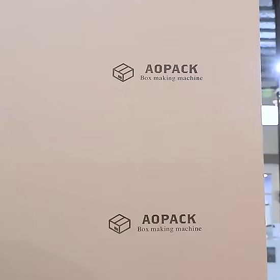 Machine de fabrication de cartons ondulés Aopack entièrement automatique à la demande pour produits d'emballage